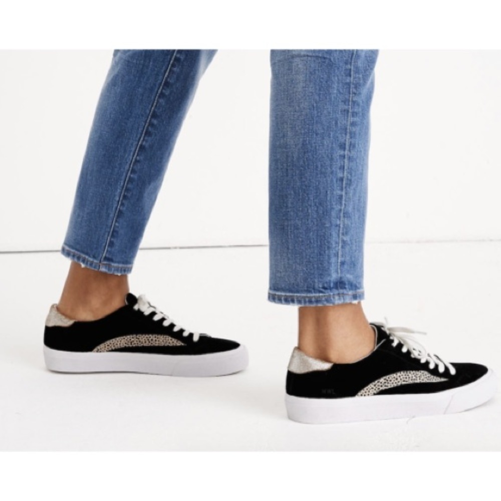 Madewell Sidewalk Lowtop Sneakers Spot Dot AA177